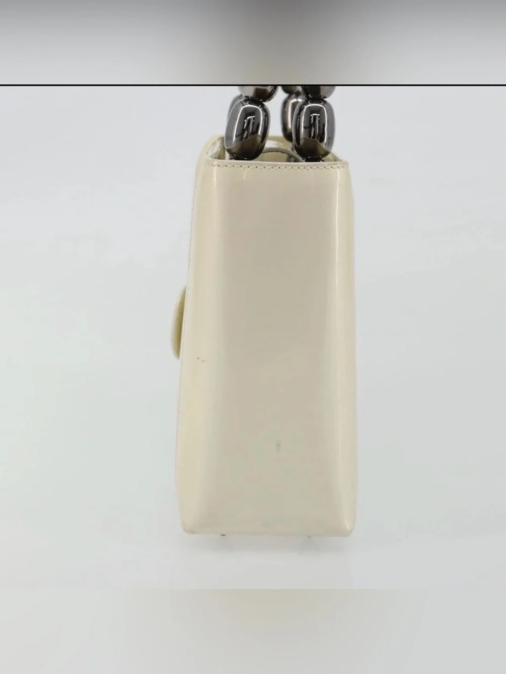 Christian Dior Maris Pearl Bag Patent leather Authentic